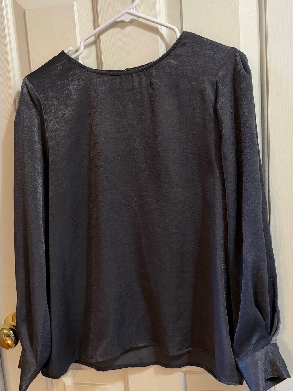 Banana Republic Shimmer Long-Sleeve Blouse | Quiet Luxury Officewear | LP